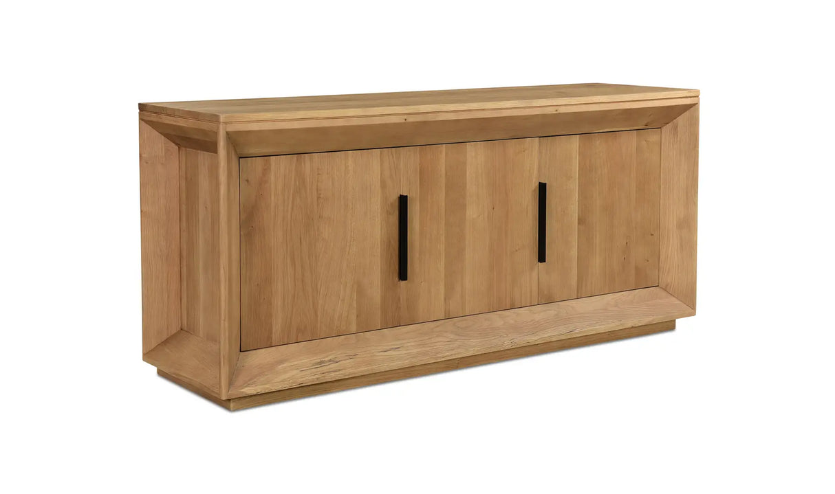 Angle Large Oak Sideboard by Moe's Home at Eve Furniture