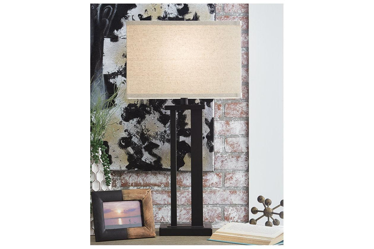 Aniela Bronze Finish Table Lamp by Ashley at Eve Furniture