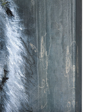 Animal Portrait II by Mercana Studio a Hand Embellished Textured Canvas by Mercana at Eve Furniture