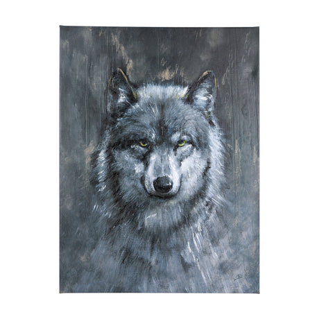 Animal Portrait II by Mercana Studio a Hand Embellished Textured Canvas by Mercana at Eve Furniture
