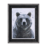 Animal Portrait III (Bear) by Mercana Studio Hand Embellished Framed Art Print Matted under Glass by Mercana at Eve Furniture