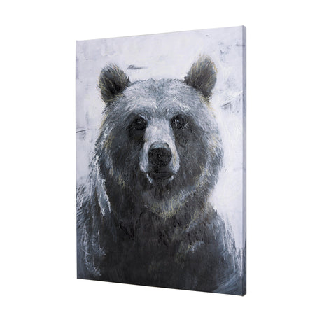 Animal Portrait III by Mercana Studio a Hand Embellished Textured Canvas by Mercana at Eve Furniture