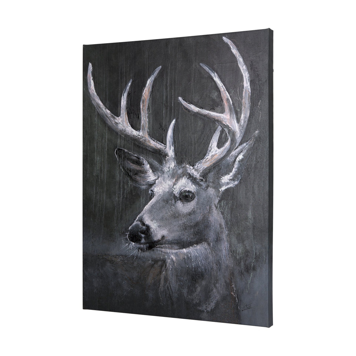 Animal Portrait IV by Mercana Studio a Hand Embellished Textured Canvas by Mercana at Eve Furniture