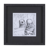 Animal Talk I by Mercana Studio a Framed Art Print Matted under Glass by Mercana at Eve Furniture