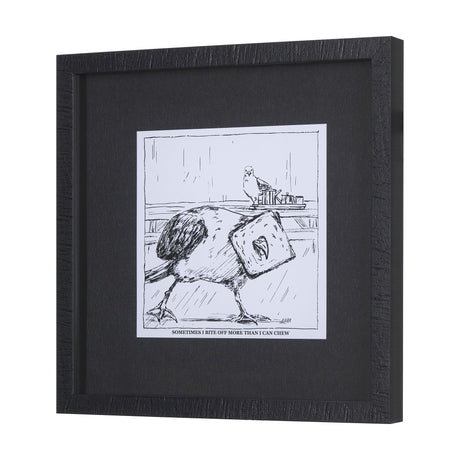 Animal Talk II by Mercana Studio a Framed Art Print Matted under Glass by Mercana at Eve Furniture