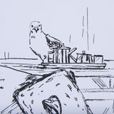 Animal Talk II by Mercana Studio a Framed Art Print Matted under Glass by Mercana at Eve Furniture