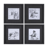 Animal Talk II by Mercana Studio a Framed Art Print Matted under Glass by Mercana at Eve Furniture