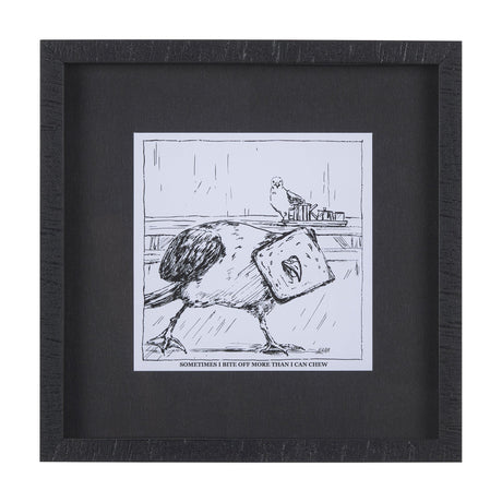 Animal Talk II by Mercana Studio a Framed Art Print Matted under Glass by Mercana at Eve Furniture