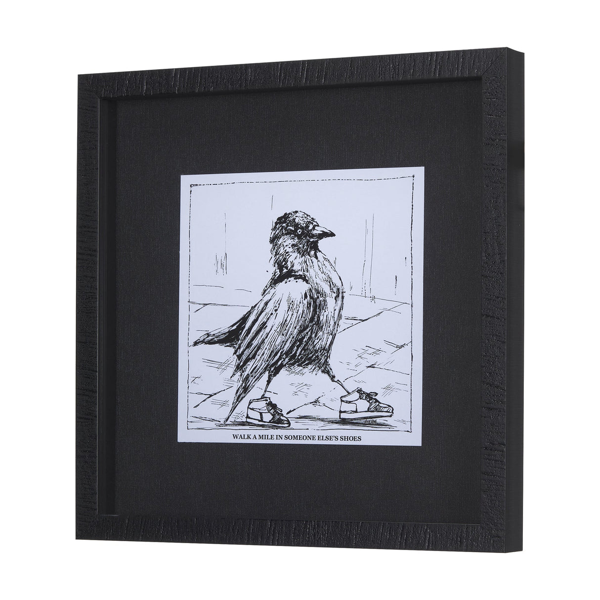 Animal Talk III by Mercana Studio a Framed Art Print Matted under Glass by Mercana at Eve Furniture