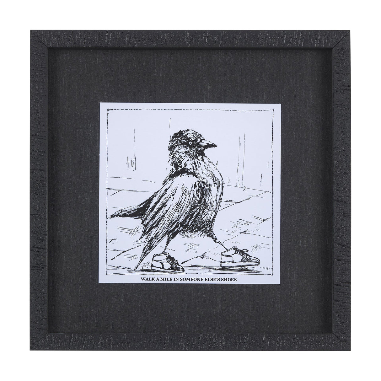 Animal Talk III by Mercana Studio a Framed Art Print Matted under Glass by Mercana at Eve Furniture