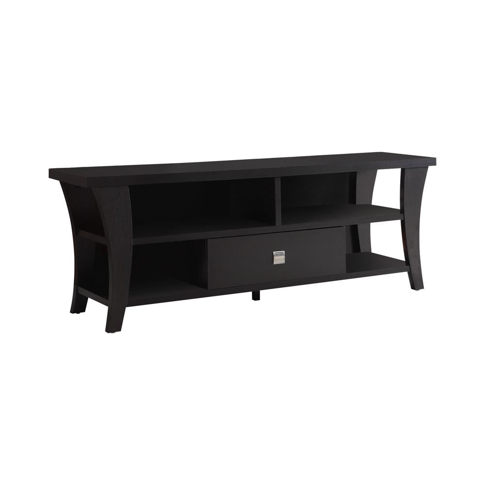 Anita 1-Drawer TV Console Cappuccino