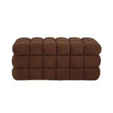 Anita 39" Faux Shearling Storage Bench With Reversible Tray Top by TOV Furniture at Eve Furniture