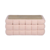 Anita 39" Faux Shearling Storage Bench With Reversible Tray Top by TOV Furniture at Eve Furniture