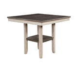 Ann Antique White/Gray 5-Piece Counter Ht. Table Set by Furniture of America at Eve Furniture