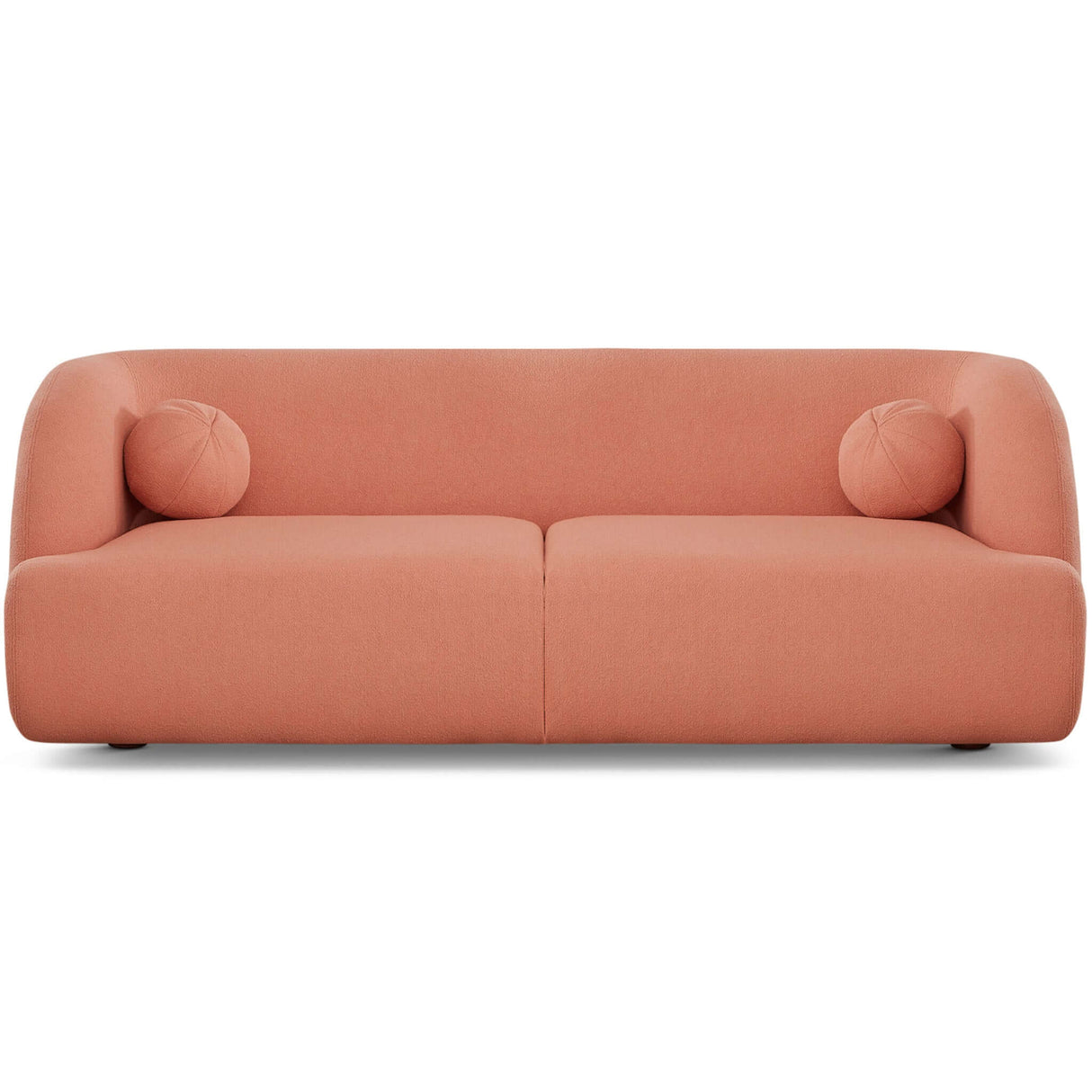 Anna French Boucle Sofa Burnt Orange