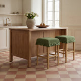 Anna Green/Walnut Counter Stool by MOES at Eve Furniture