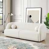 Anna Ivory Boucle Sofa by Ashcroft Imports at Eve Furniture