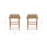 Anna Light Brown/Walnut Counter Stool by MOES at Eve Furniture