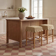 Anna Light Brown/Walnut Counter Stool by MOES at Eve Furniture
