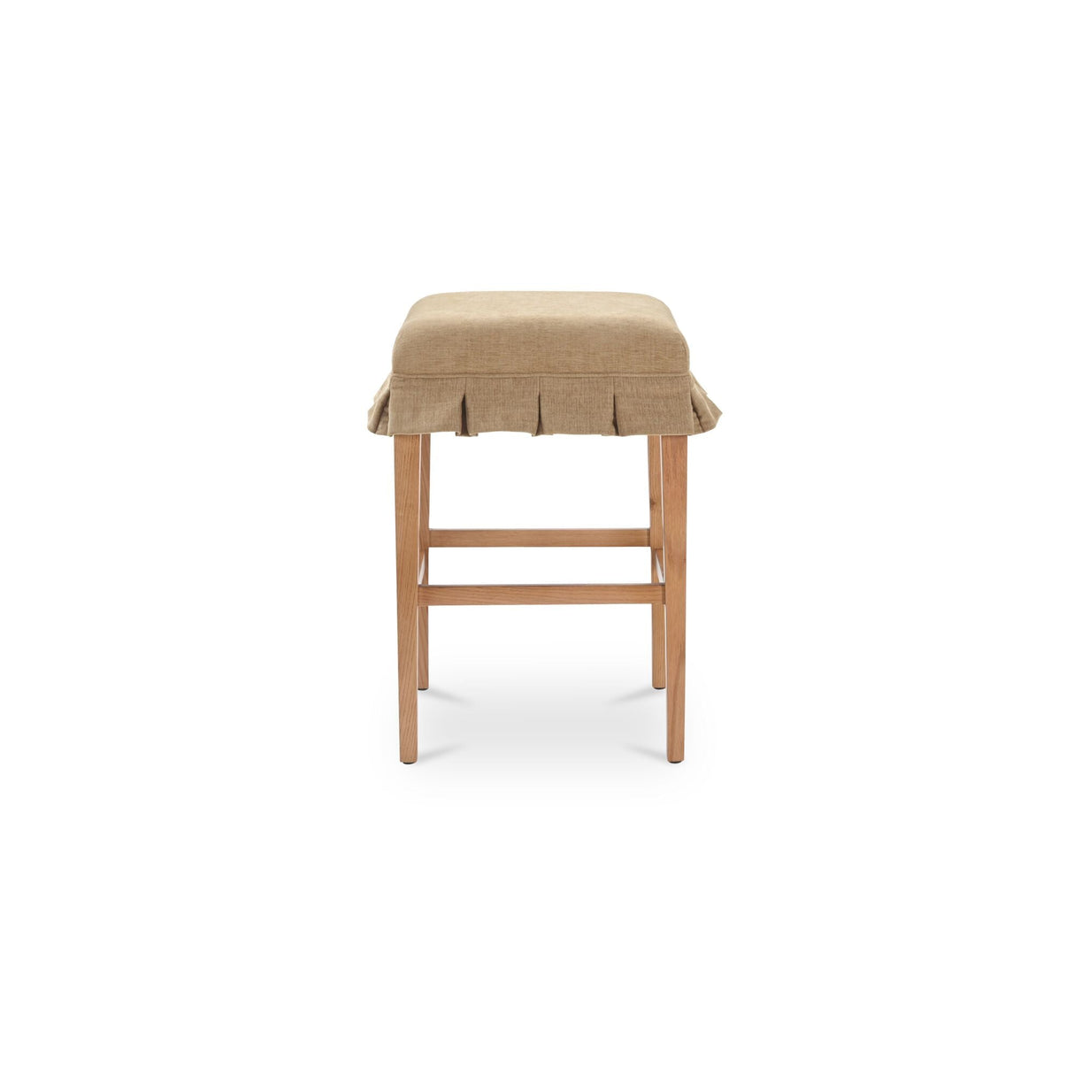 Anna Light Brown/Walnut Counter Stool by Moe's Home at Eve Furniture