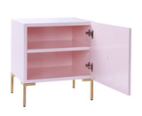 Anna Pink Lacquer Side Table by TOV Furniture at Eve Furniture