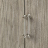 Annabelle Cream/Brown 4 Door Sideboard by Crestview at Eve Furniture