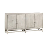 Annabelle Cream/Brown 4 Door Sideboard by Crestview at Eve Furniture