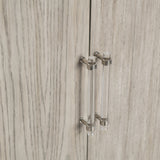 Annabelle Cream/Brown 4 Door Sideboard by Crestview at Eve Furniture