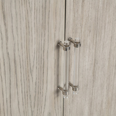 Annabelle Cream/Brown 4 Door Sideboard by Crestview at Eve Furniture