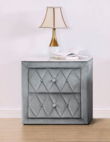 Annabelle Gray Nightstand by Crown Mark at Eve Furniture
