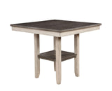 Ann Antique White/Gray 5-Piece Counter Ht. Table Set by Furniture of America at Eve Furniture