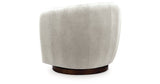 Annbury Light Beige Swivel Accent Chair by Ashley at Eve Furniture