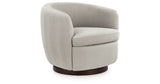 Annbury Light Beige Swivel Accent Chair by Ashley at Eve Furniture
