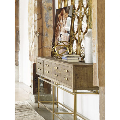 Annecy Console Table Natural by Moe's Home at Eve Furniture