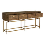 Annecy Console Table Natural by Moe's Home at Eve Furniture