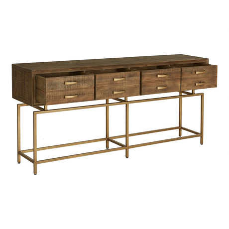 Annecy Console Table Natural by Moe's Home at Eve Furniture