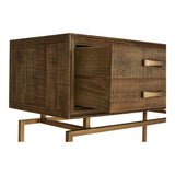 Annecy Console Table Natural by Moe's Home at Eve Furniture
