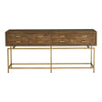 Annecy Console Table Natural by Moe's Home at Eve Furniture