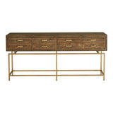 Annecy Console Table Natural by Moe's Home at Eve Furniture