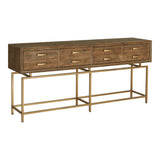 Annecy Natural Console Table by Moe's Home at Eve Furniture