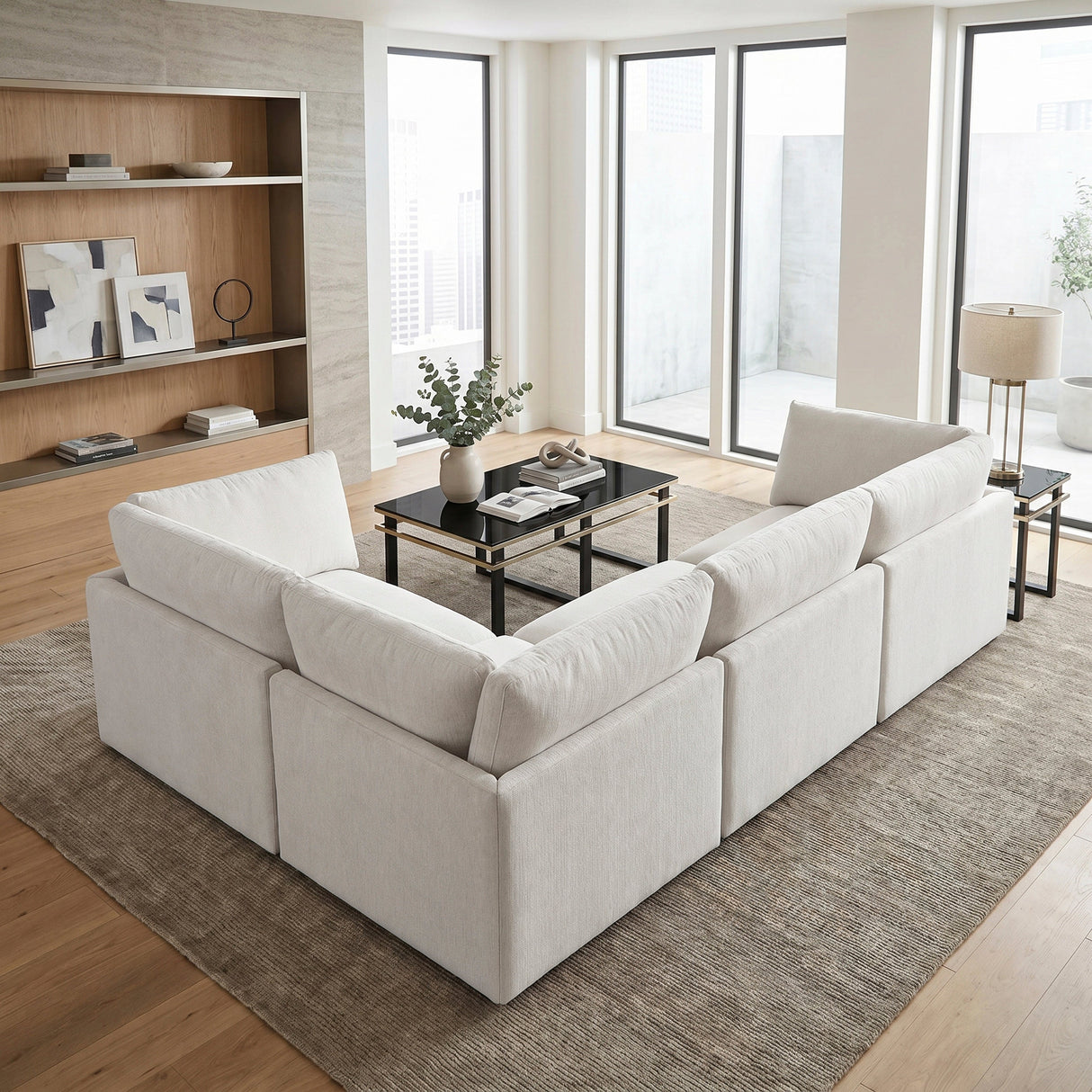 Annex Beige 4-Piece Modular Sectional