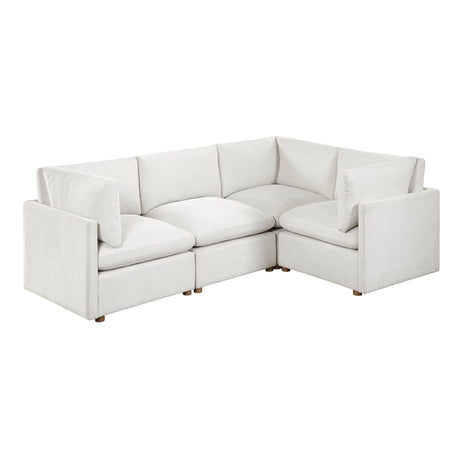 Annex Beige 4-Piece Modular Sectional by Homelegance at Eve Furniture