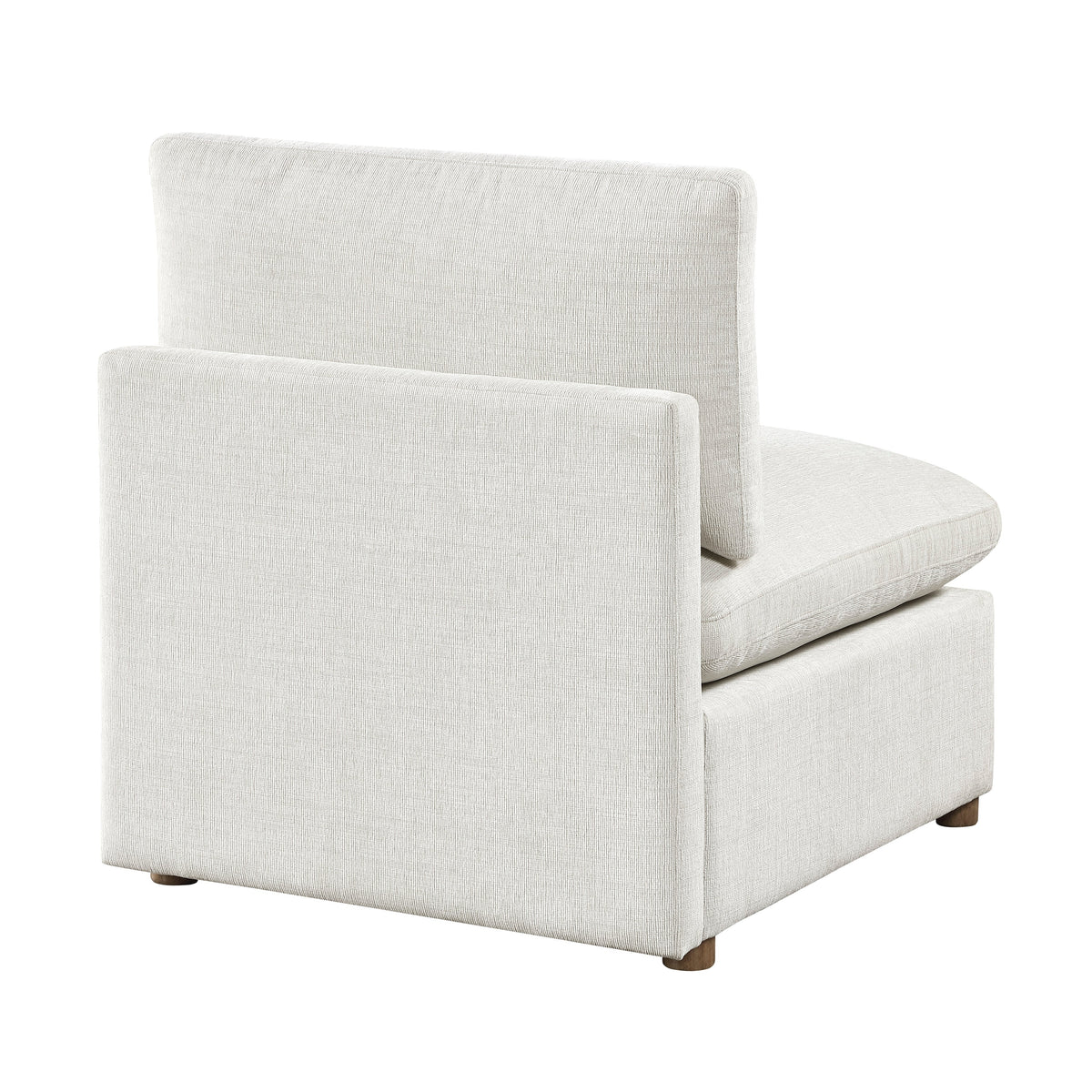 Annex Beige 5-Piece Chenille Modular Sectional with Ottoman by Homelegance at Eve Furniture