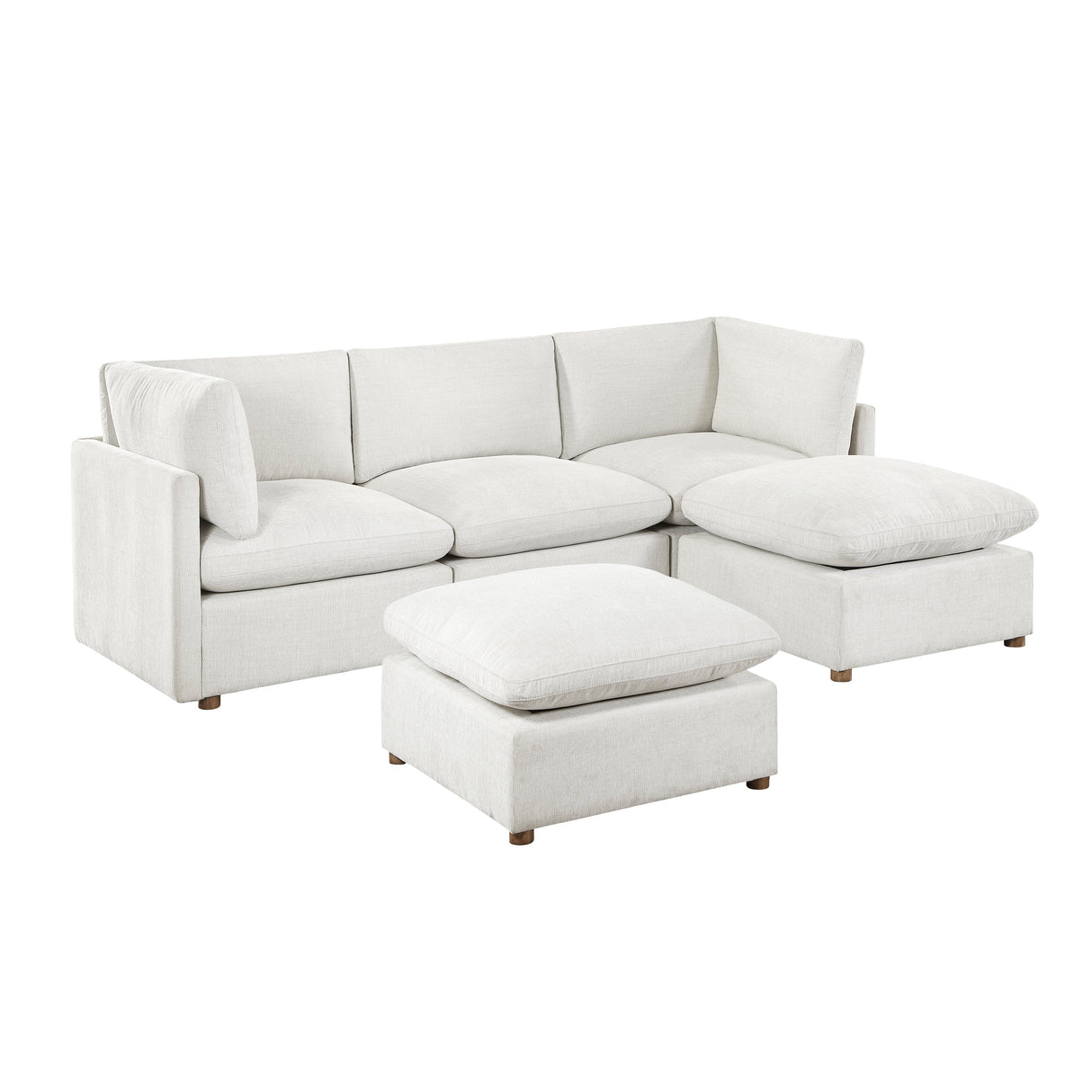 Annex Beige 5-Piece Modular Sectional