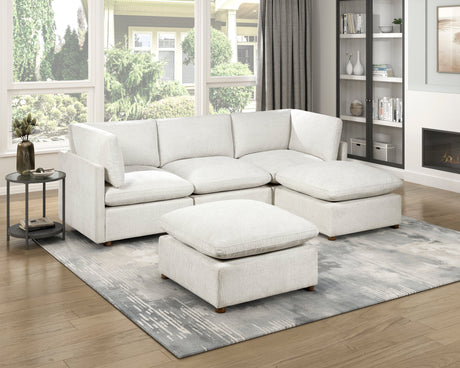 Annex Beige 5-Piece Modular Sectional by Homelegance at Eve Furniture