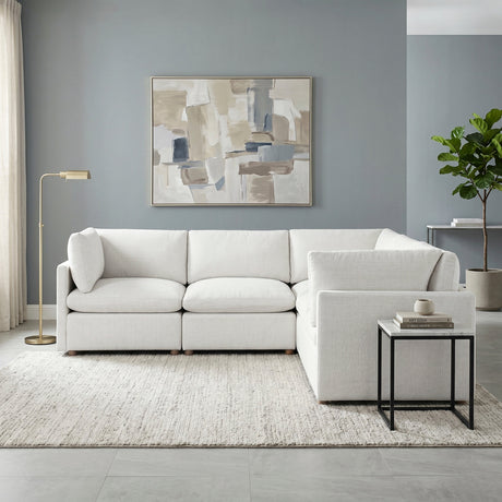 Annex Beige 5-Piece Modular Sectional by Homelegance at Eve Furniture