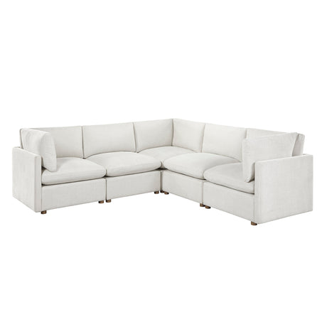 Annex Beige 5-Piece Modular Sectional by Homelegance at Eve Furniture
