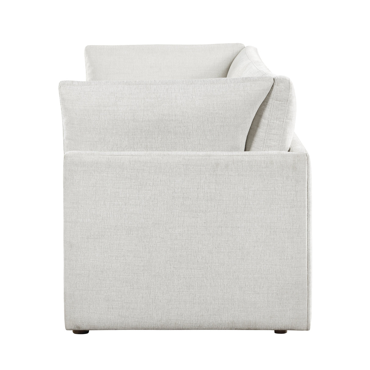 Annex Beige Chenille Loveseat