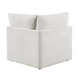 Annex Beige Chenille Loveseat