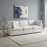 Annex Beige Chenille Sofa